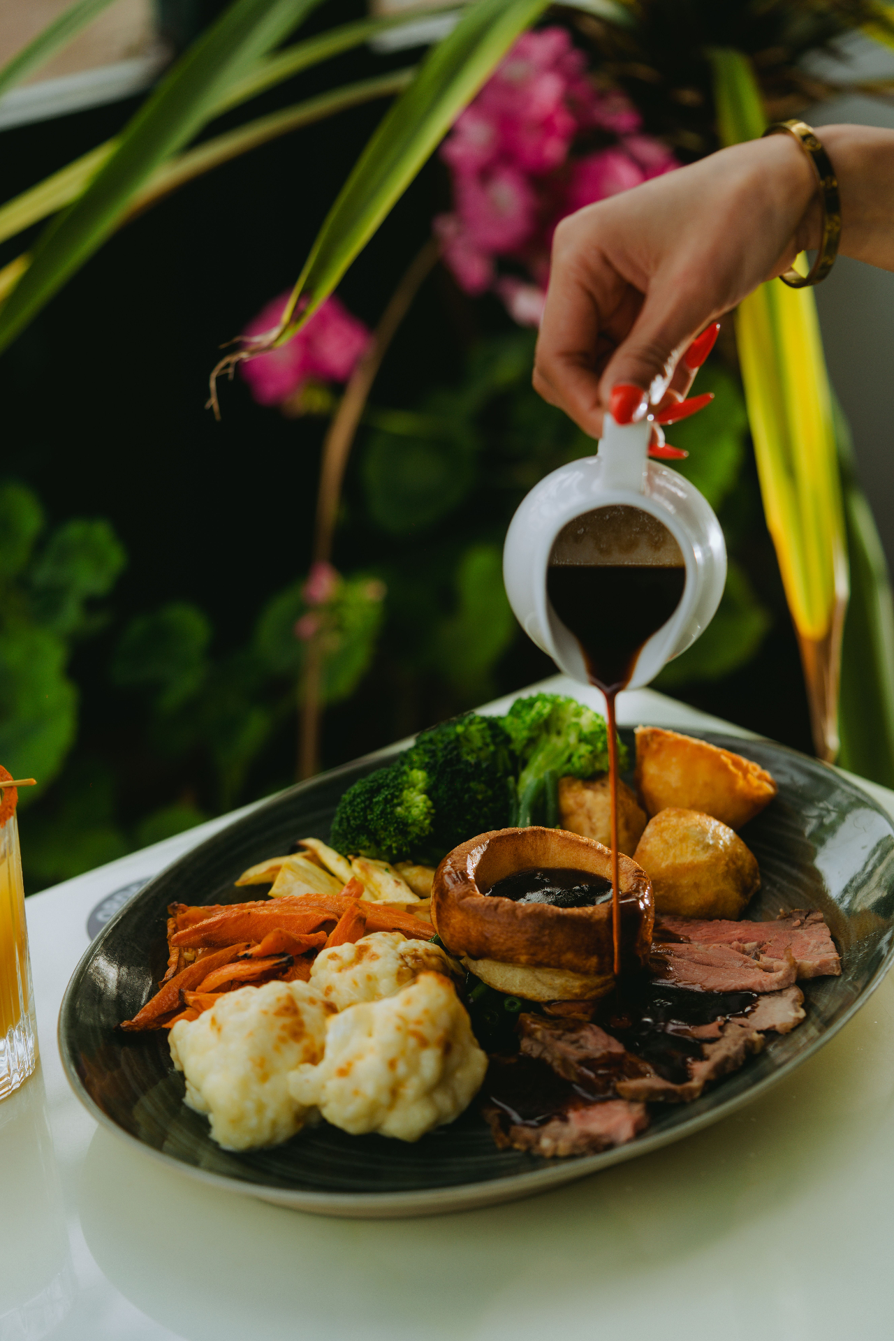 Roast beef dinner