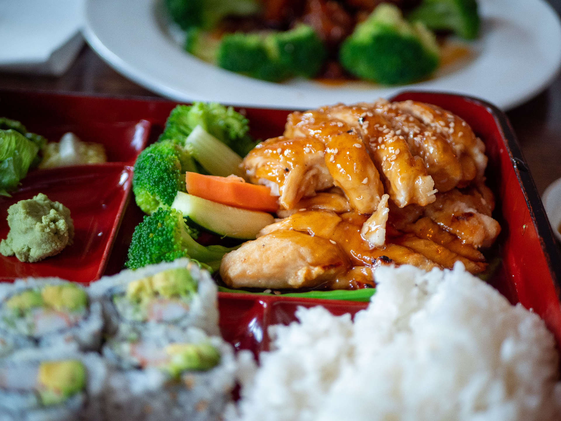 Teriyaki chicken bento