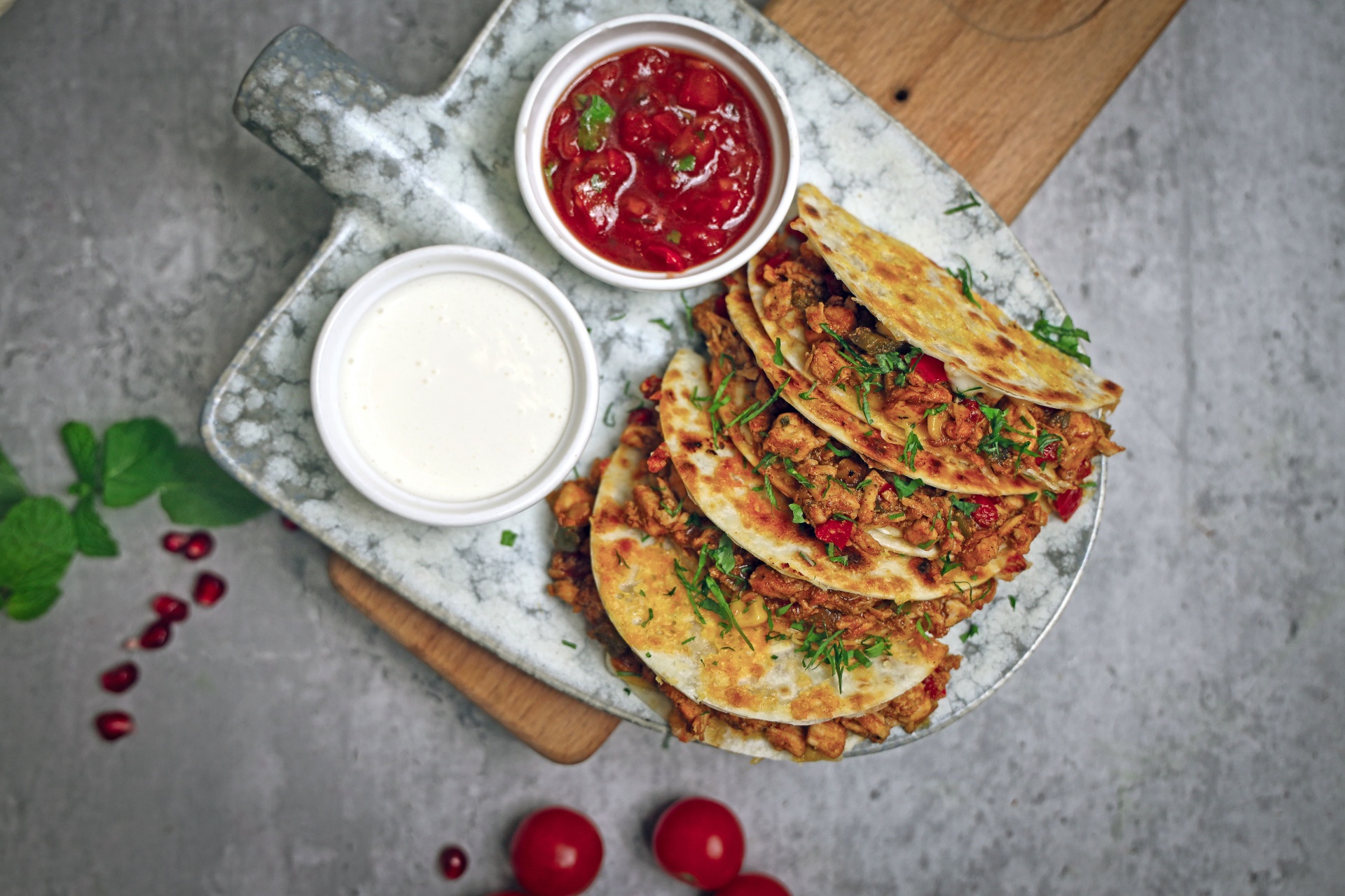 Chicken quesadilla