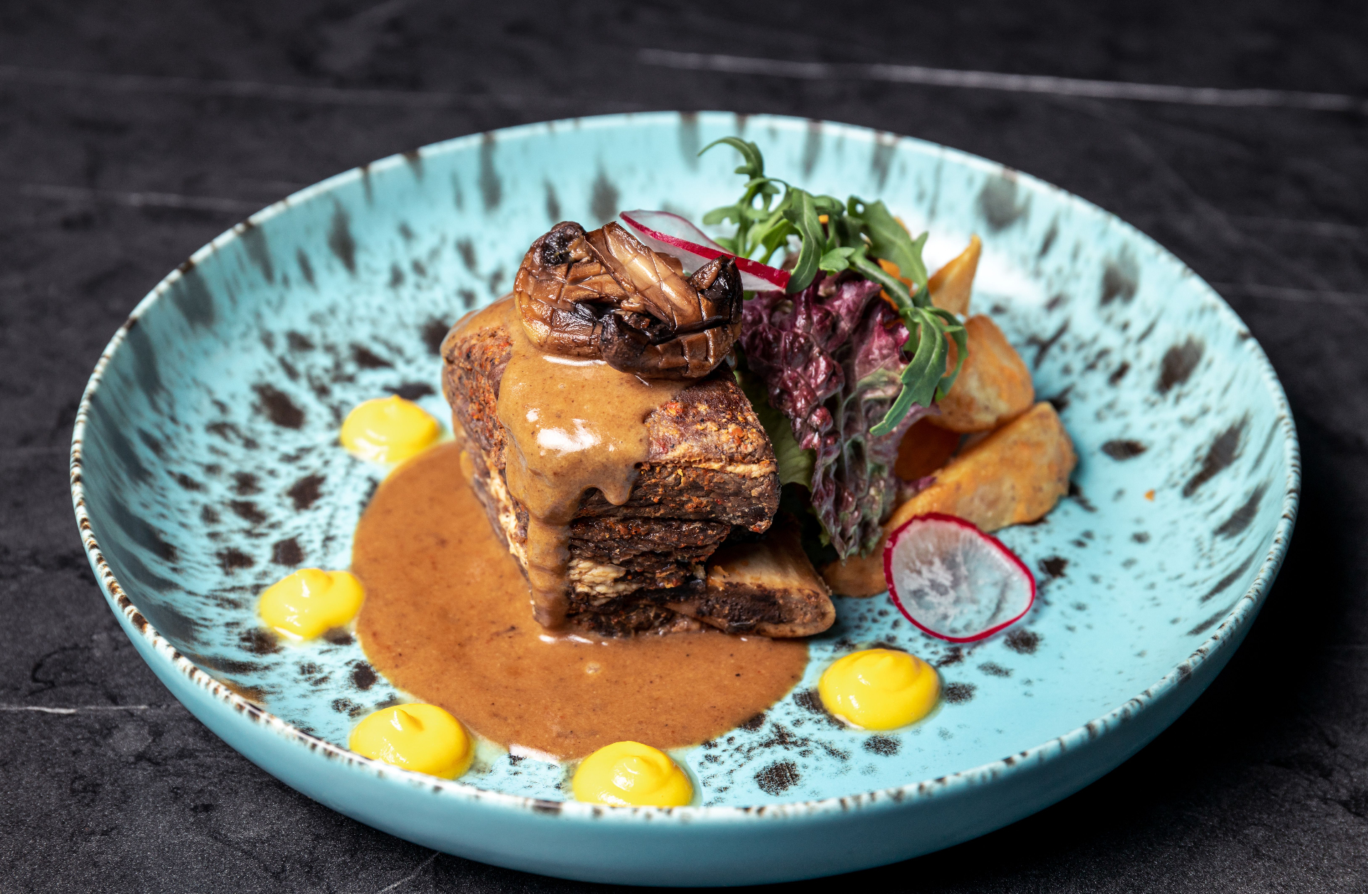 Nut roast dinner