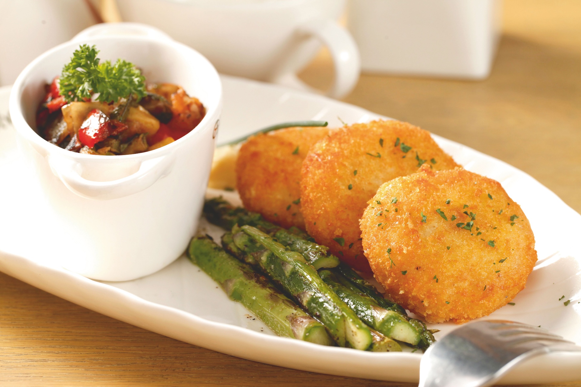 Fishcake & chips