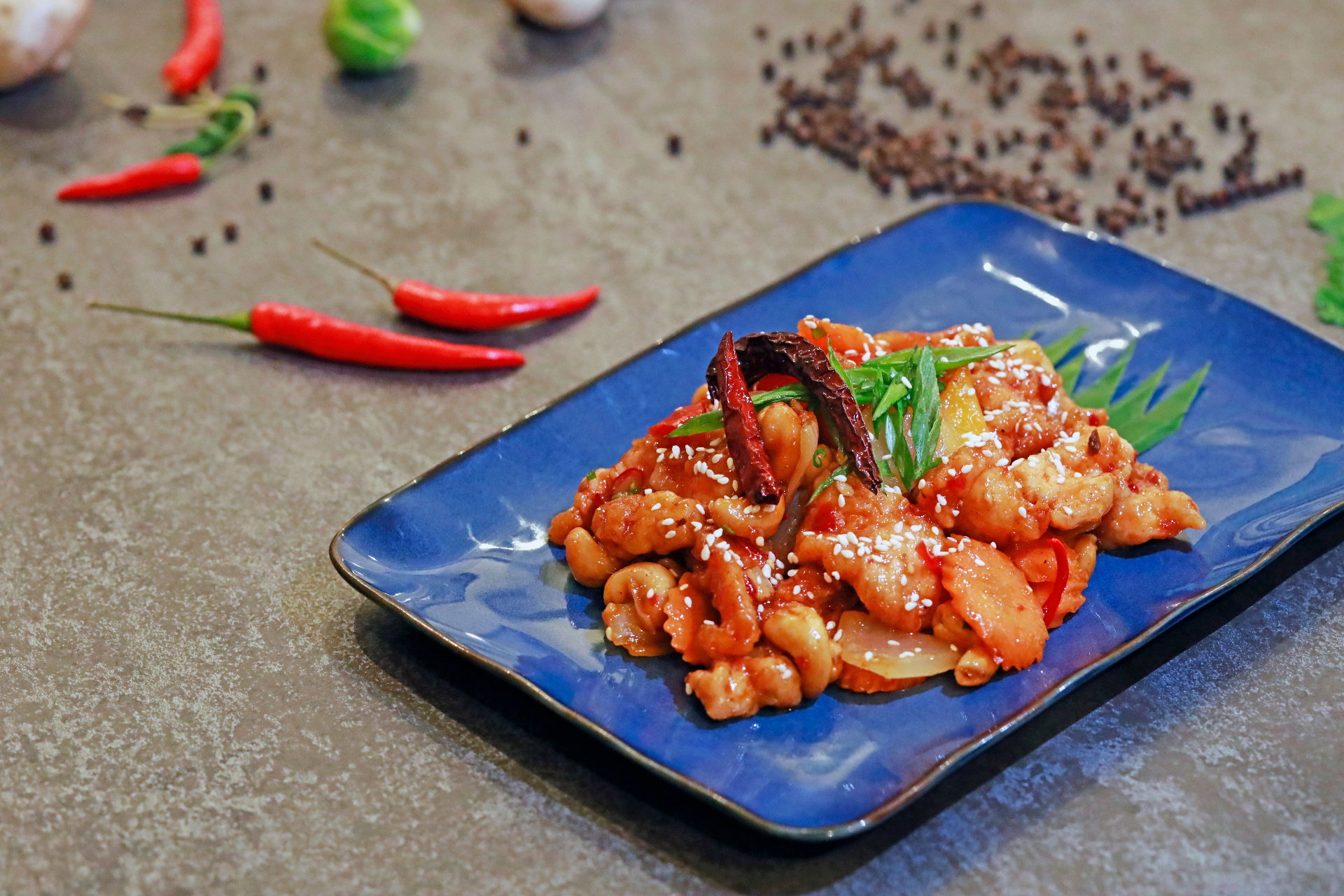 Kung Po prawns