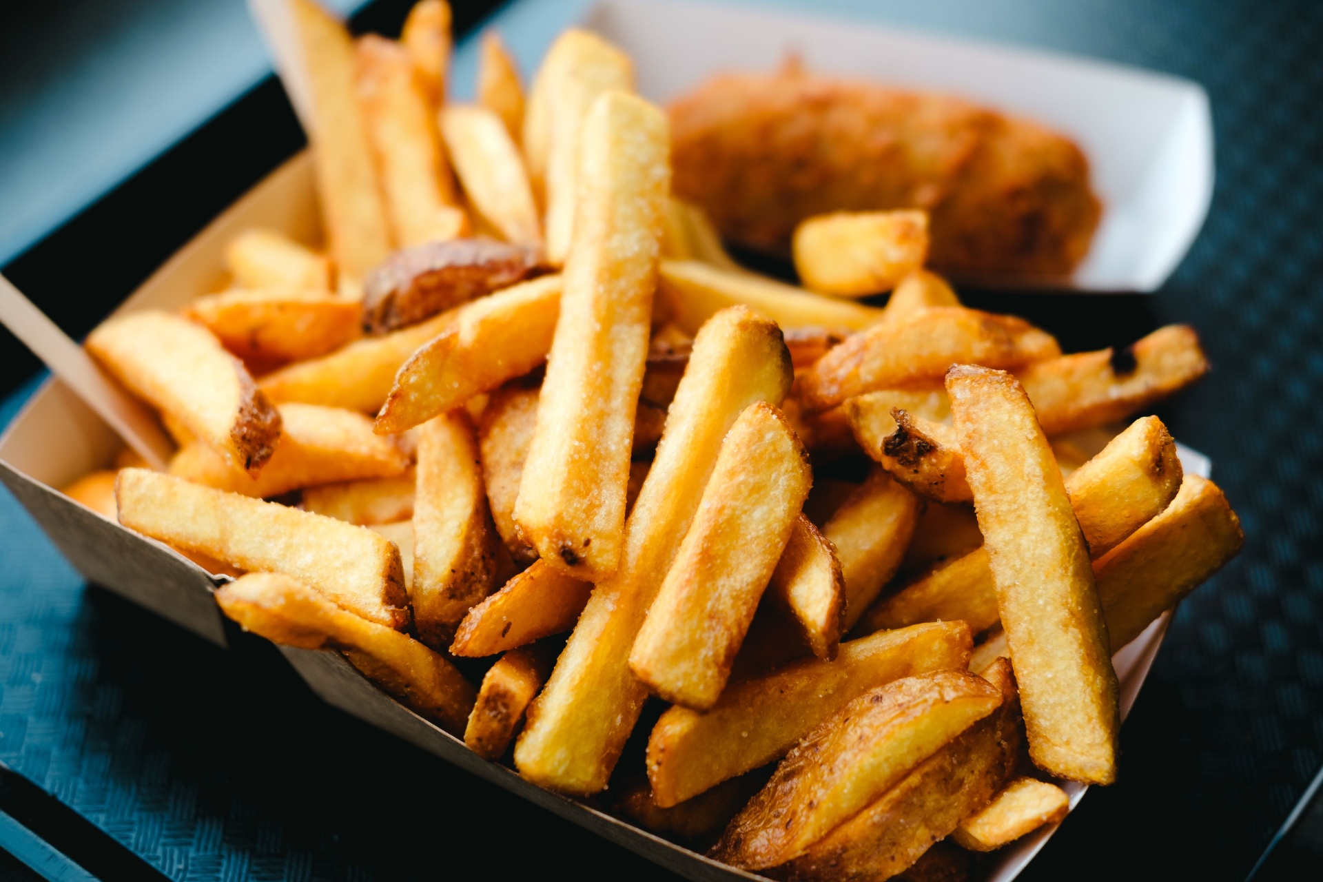 Battered sausage & chips