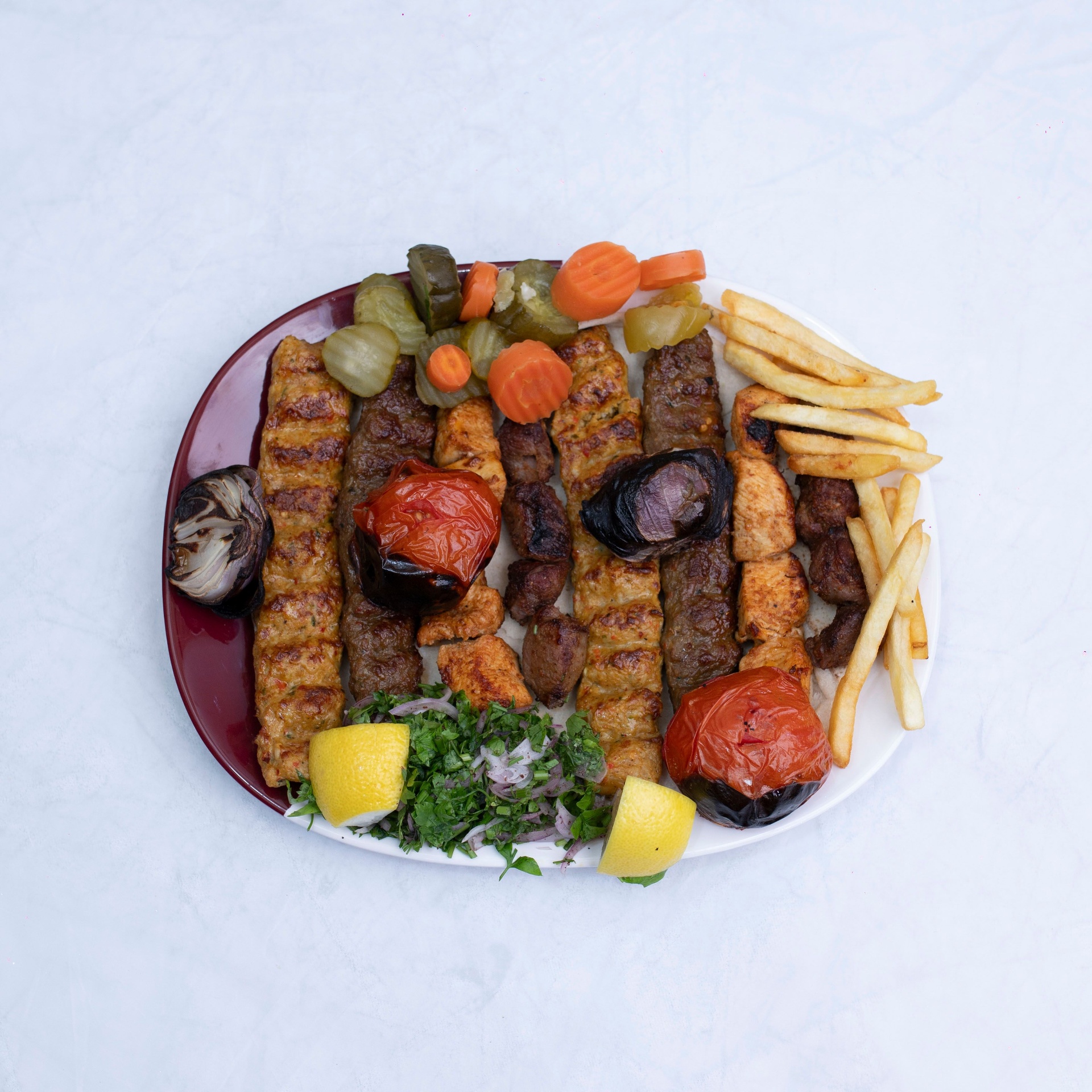 Mixed grill platter