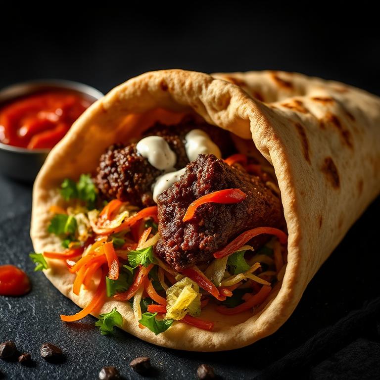 Doner kebab in pita