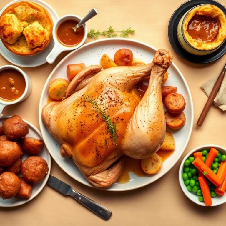 Sunday roast — chicken