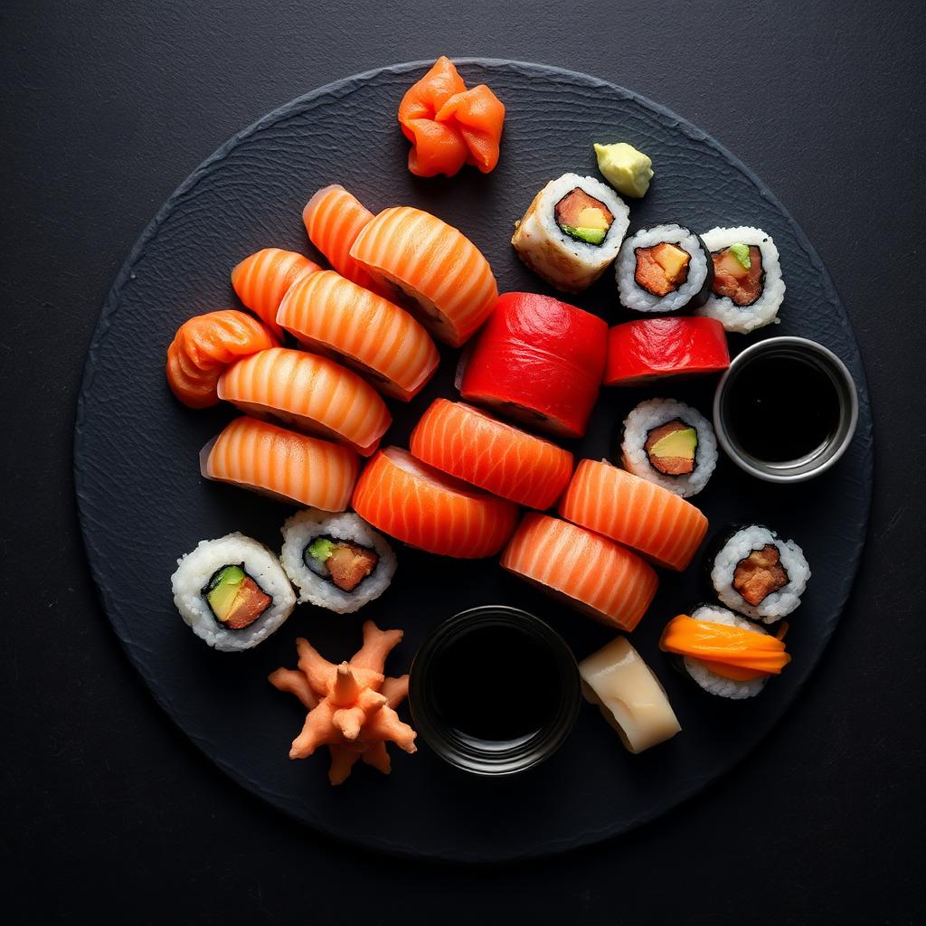 Salmon nigiri set (10pc)